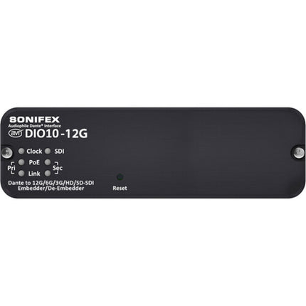 Sonifex AVN-DIO10-12G Convertidor Dante a SDI 12G 64 Canales PoE