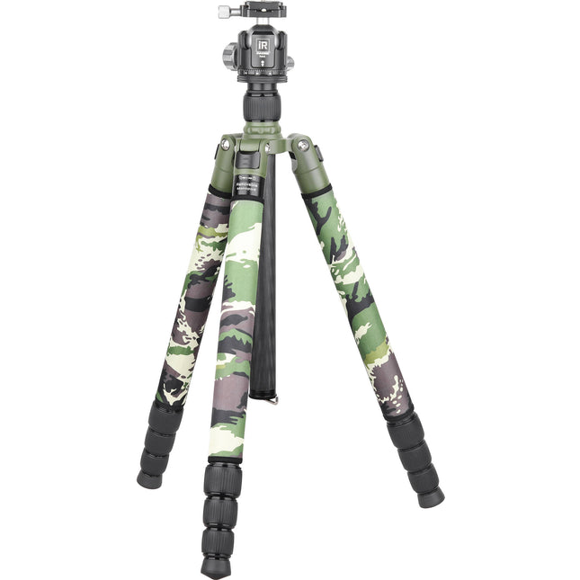 INNOREL RT85CG+N44 Trípode de Fibra de Carbono 55 lb 72.4" Camuflaje Verde