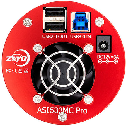ZWO ASI533MC Pro Cámara Astronómica Color Refrigerada 9MP Sensor 3.76µ