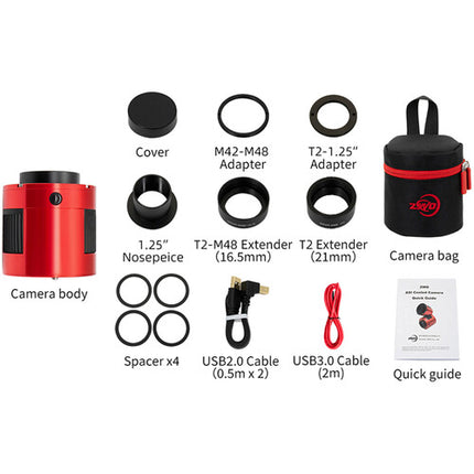 ZWO ASI533MC Pro Cámara Astronómica Color Refrigerada 9MP Sensor 3.76µ