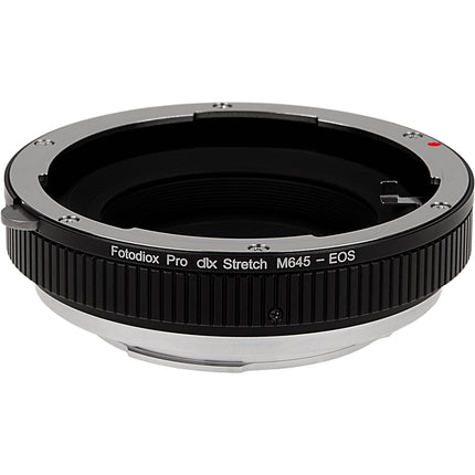Adaptador FotodioX DLX Stretch para Mamiya 645 a Canon EF EF-S con filtro ND4 ND8 ND16