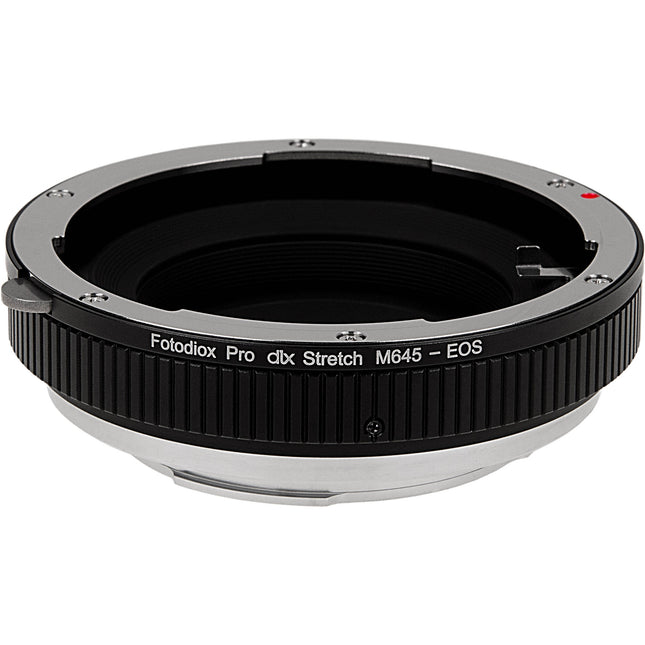 Adaptador FotodioX DLX Stretch para Mamiya 645 a Canon EF EF-S con filtro ND4 ND8 ND16