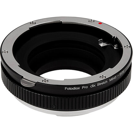 Adaptador FotodioX DLX Stretch para Mamiya 645 a Canon EF EF-S con filtro ND4 ND8 ND16