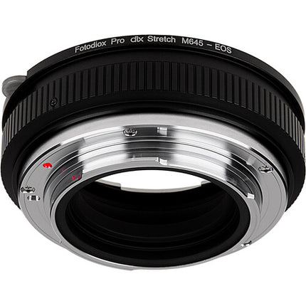 Adaptador FotodioX DLX Stretch para Mamiya 645 a Canon EF EF-S con filtro ND4 ND8 ND16