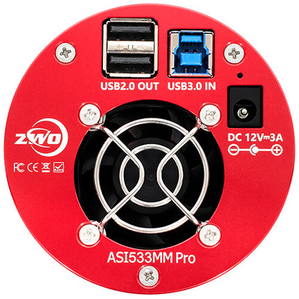 ZWO ASI533MM Pro Cámara Astronómica Monocromo Sensor Sony 9MP USB 3.0