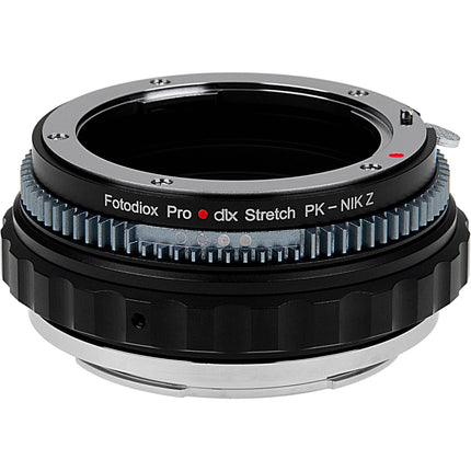 FotodioX DLX Adaptador Metal para Lente Pentax K a Cámara Nikon Z con Foco Helicoidal