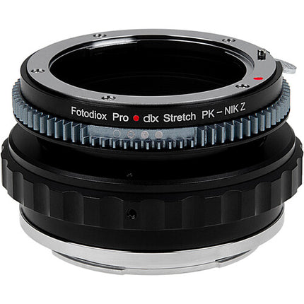 FotodioX DLX Adaptador Metal para Lente Pentax K a Cámara Nikon Z con Foco Helicoidal