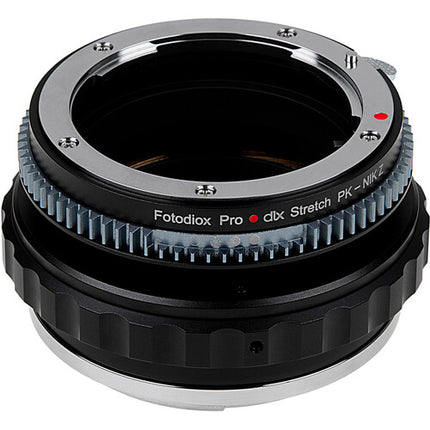 FotodioX DLX Adaptador Metal para Lente Pentax K a Cámara Nikon Z con Foco Helicoidal