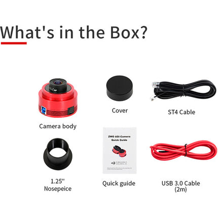 ZWO ASI715MC Cámara Astronómica Color USB 3.0 Sensor 8.5MP 45fps