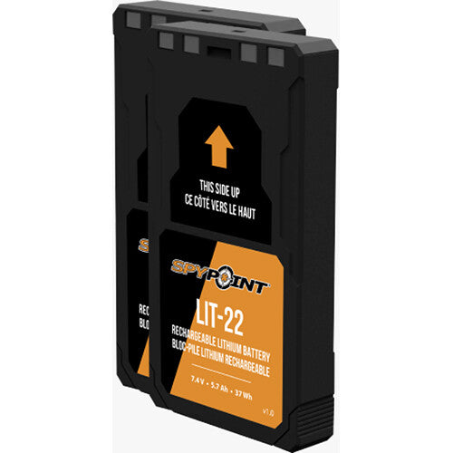 Spypoint LIT-22 Batería Recargable de Litio para Cámaras FLEX 2-Pack