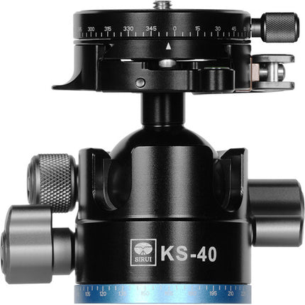 Sirui KS-40 Cabezal de Bola QR de Baja Gravedad Capacidad 25kg Altura 8.9cm con Placa Arca-Type
