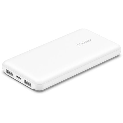 Belkin BoostCharge Power Bank USB-C 10000mAh 15W con Cable USB-C 6" Blanco