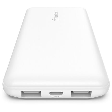 Belkin BoostCharge Power Bank USB-C 10000mAh 15W con Cable USB-C 6" Blanco