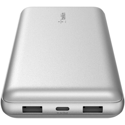Belkin BoostCharge Banco de Batería Portátil 20000mAh Plata 3 Dispositivos