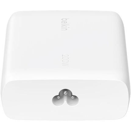 Belkin BoostCharge Pro Cargador USB-C GaN 200W 4 Puertos y Cable Extraíble
