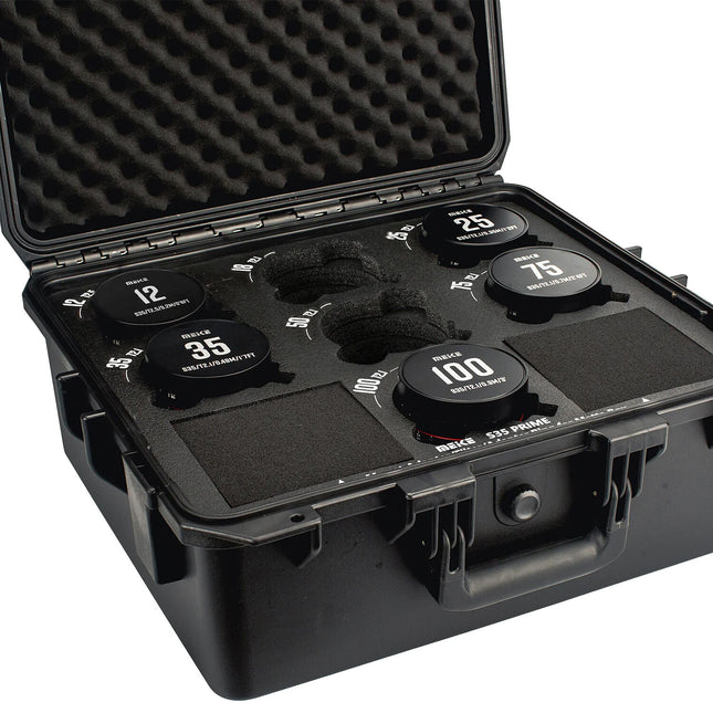 Meike Super35 Prime Cine Kit 5 Lentes T2.1 18-75mm con Estuche Canon EF