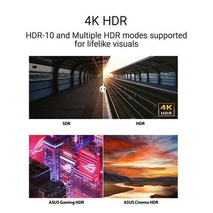 ASUS VY27UQ Monitor 27" 4K HDR IPS 16 9 60Hz Adaptive Sync