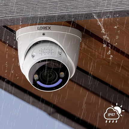 Lorex H30 E910DD Cámara Domo Exterior 12MP 4K UHD Visión Nocturna 98'