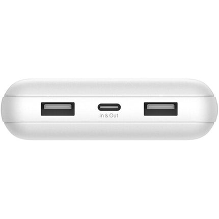 Belkin BoostCharge batería portátil 20000mAh carga 3 dispositivos luz LED blanca