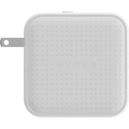 HYPER HyperJuice Cargador de pared 70W 3 puertos USB GaN blanco con adaptadores EU UK ANZ
