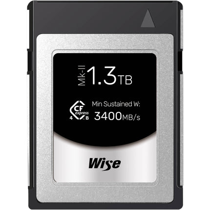 Wise Advanced 1.3TB Tarjeta de Memoria CFexpress 4.0 Tipo B PRO Mark II 3700 MB/s Lectura 3600 MB/s Escritura