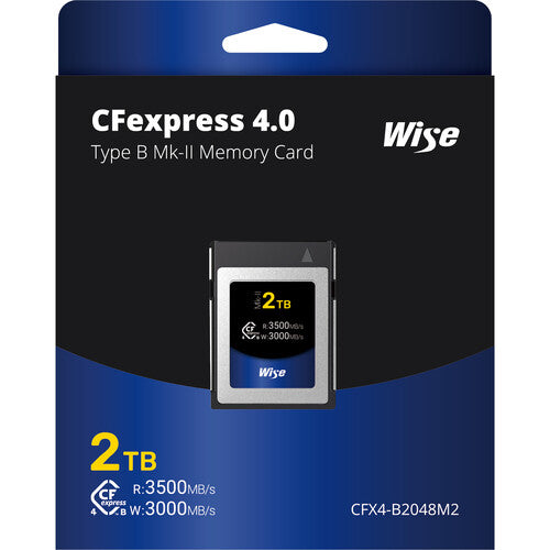 Wise Advanced 2TB CFexpress 4.0 Tipo B Tarjeta de Memoria PCIe 3500 MB/s