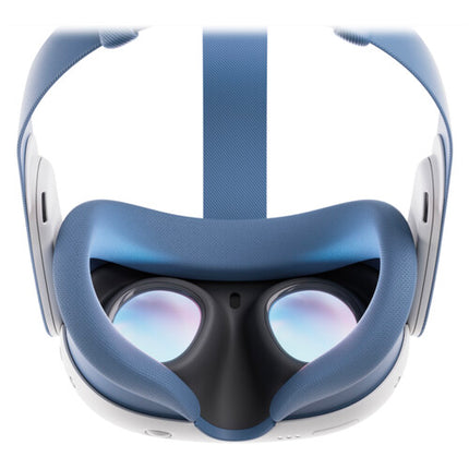 Meta Quest 3 interfaz facial y correa ajustable en tela azul