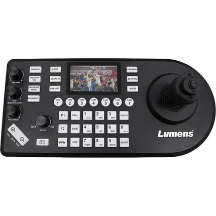 Lumens VS-KB21N Controlador de Cámara IP con NDI y Joystick LCD