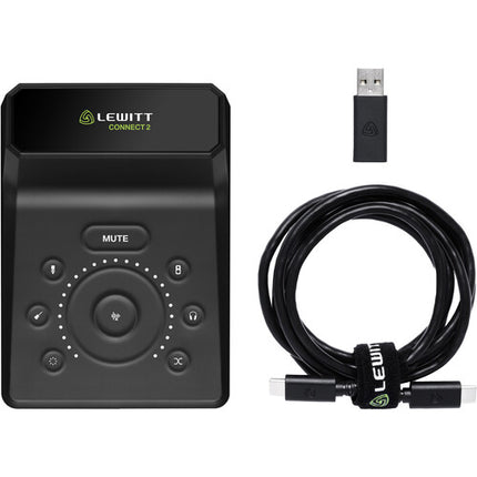 Lewitt CONNECT 2 Interfaz de audio USB-C con 2 salidas monitor y 96 kHz 24 bits