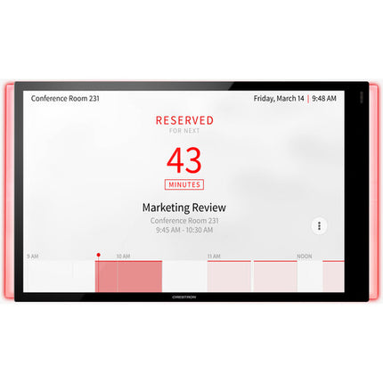 Crestron TSW-1070-LB Barra Luz Disponibilidad Sala 180° RGB USB