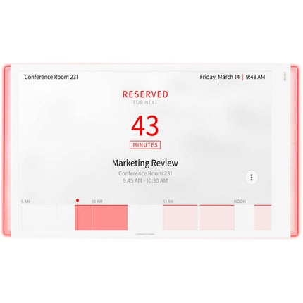 Crestron TSW-1070-LB Barrera de Luz para Disponibilidad Salas 180° RGB USB