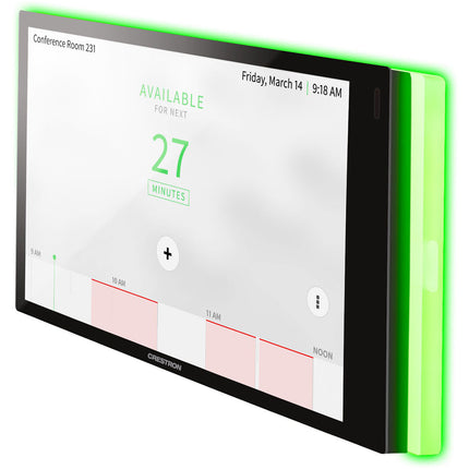 Crestron TSW-770-LB Barra de Luz para Disponibilidad 180° RGB Negro