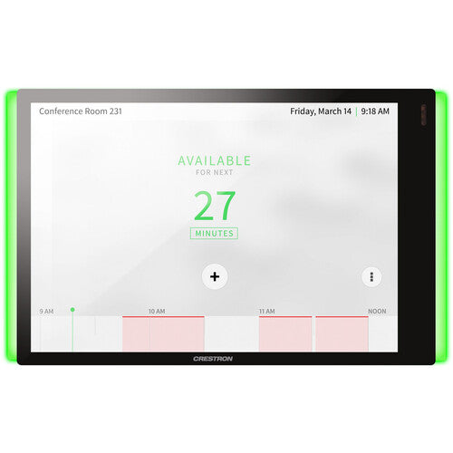Crestron TSW-770-LB Barra de Luz para Disponibilidad 180° RGB Negro