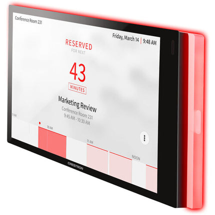 Crestron TSW-770-LB Barra de Luz para Disponibilidad 180° RGB Negro