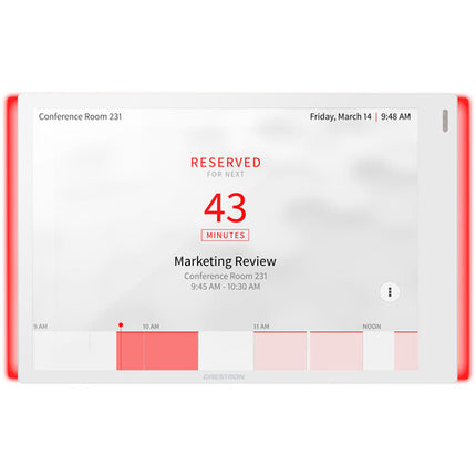 Crestron TSW-770-LB Barra Luz Disponibilidad 180° Luz Verde Roja