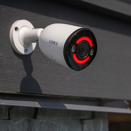 Lorex H30 E910AB Cámara de red exterior 12MP 4K UHD visión nocturna