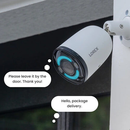 Lorex H30 E910AB Cámara de red exterior 12MP 4K UHD visión nocturna