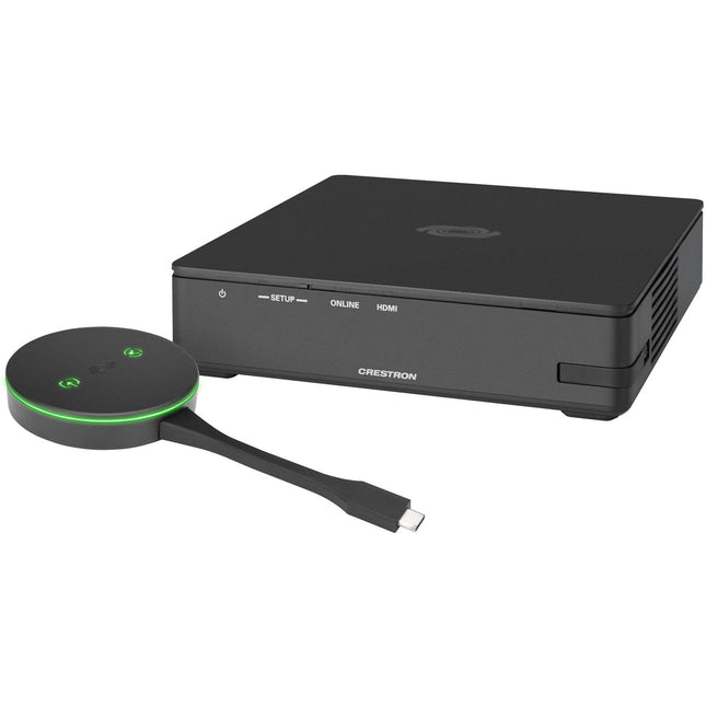 Crestron AM3-111 KIT Sistema de Colaboración Inalámbrica con Receptor AM-3100-WF y Adaptador AM-TX3-100 HDMI HDCP 2.2 Compatible Android iOS