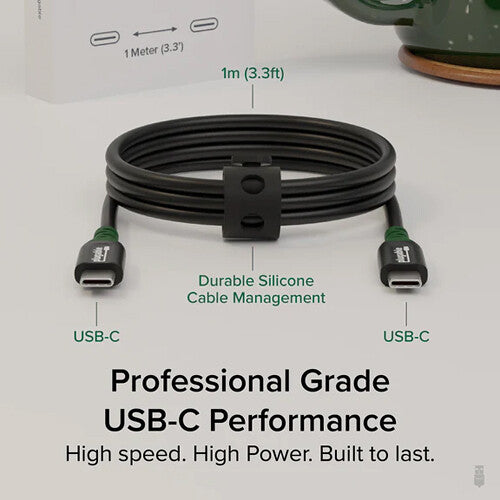 Plugable Cable USB-C 3.2 Gen 2x2 20 Gb/s 3.3 Pies 240W EPR