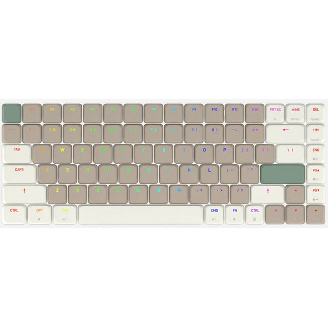 AZIO Cascade Keycaps Slim Diseño Forest Dark 84 Teclas UV-Print
