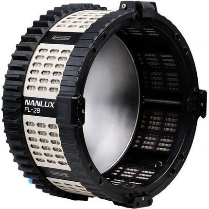 Nanlux FL-28 Travel Lente Fresnel para Evoke 900c 1200B 17-43° con Barndoor y Estuche
