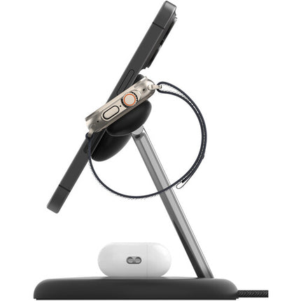 Belkin BoostCharge Pro 3 en 1 Base de Carga Inalámbrica Qi2 15W Negro 36W USB-C