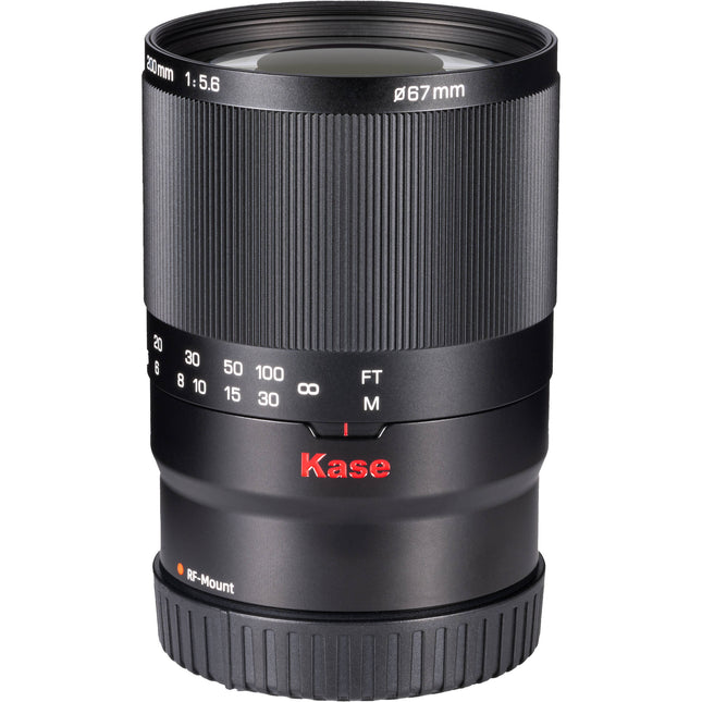 Kase 200mm f5.6 MC Lente Espejo Reflex Full Frame 67mm Canon EOS RF