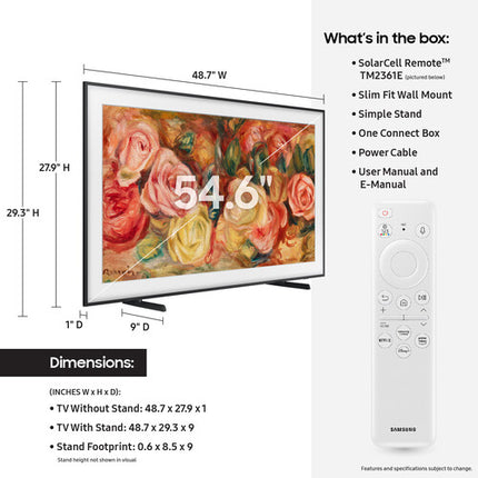 Samsung The Frame QN55LS03D Televisor QLED Smart 55" 4K UHD HDR Slim Fit