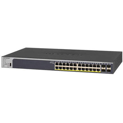 Netgear GS728TXPv3 Switch de Red Gestionado 24 Puertos PoE+ 190W 4 Slots 10G SFP+ Rack