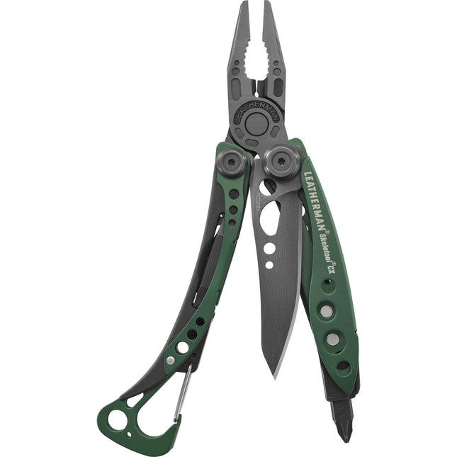 Leatherman Skeletool CX Herramienta Multiuso Acero 154CM Compacta Ligera Verde