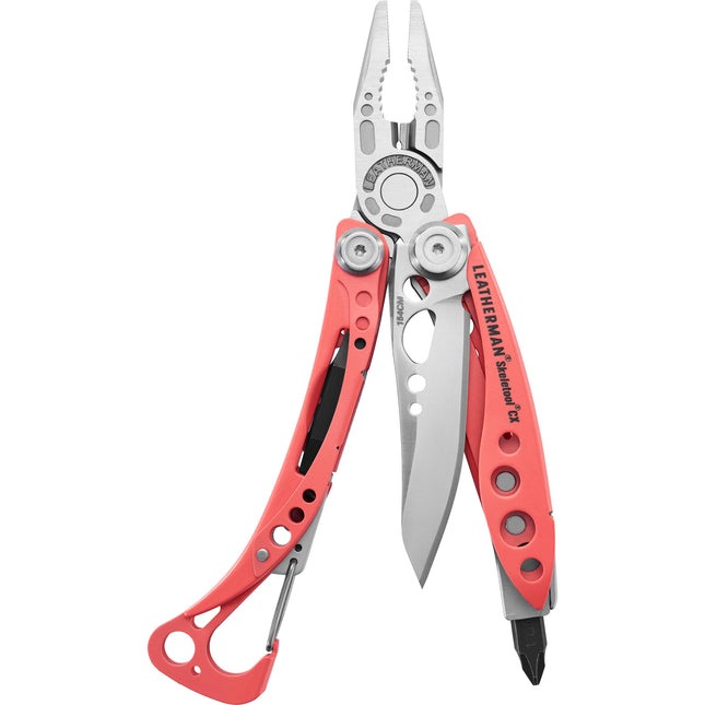 Leatherman Skeletool CX Multiusos Hoja 154CM Alicates Clip Guava