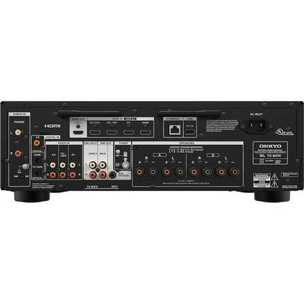 Onkyo TX-8470 Receptor AV Estéreo Red 110W 4 HDMI 8K Wi-Fi Bluetooth