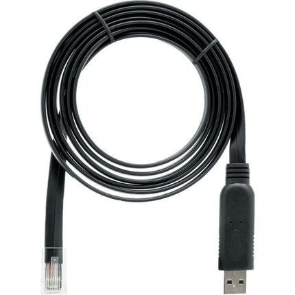 QNAP Cable consola USB-A a RJ45 1 USB 1 RJ45 1.8 m para TL-R1620Sdc
