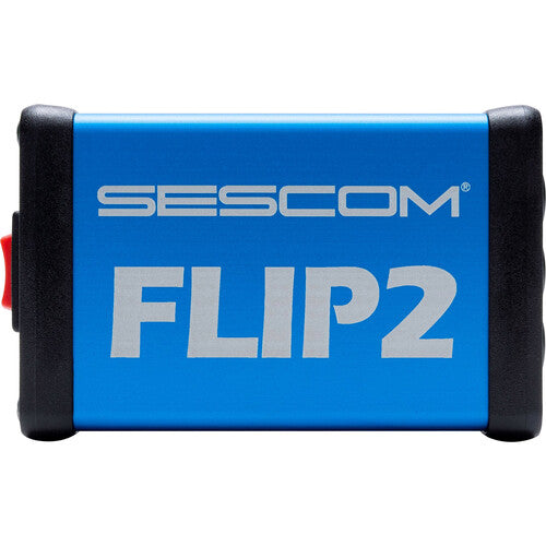 Sescom Interruptor de Audio Estéreo 3.5mm A/B Bidireccional sin Alimentación con Caja de Aluminio
